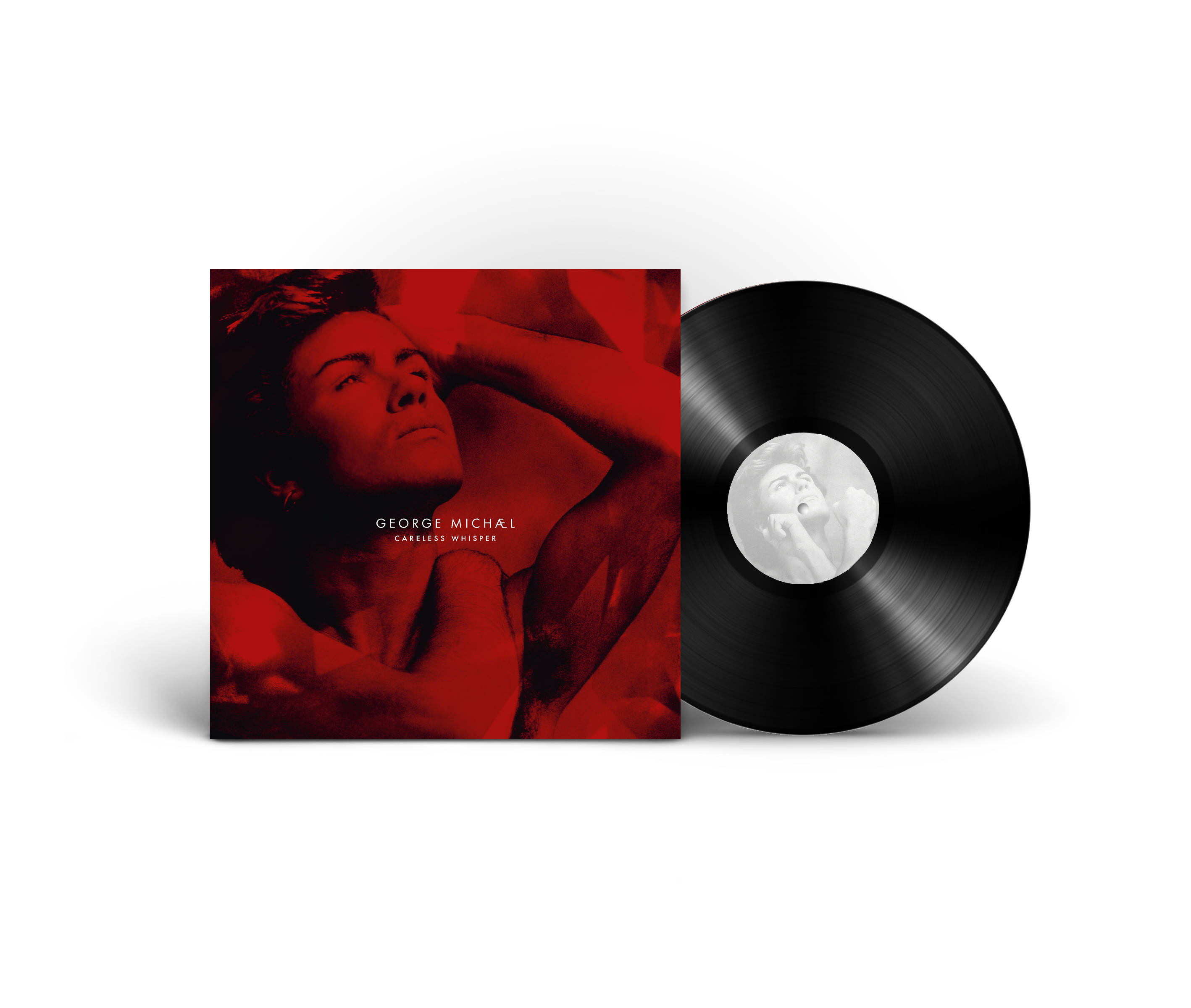George Michael Careless Whisper Red Artwork Vinyl Sleeve and Black Vinyl