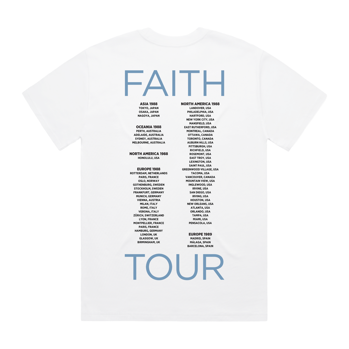 THE FAITH TOUR | Guitar White T-shirt