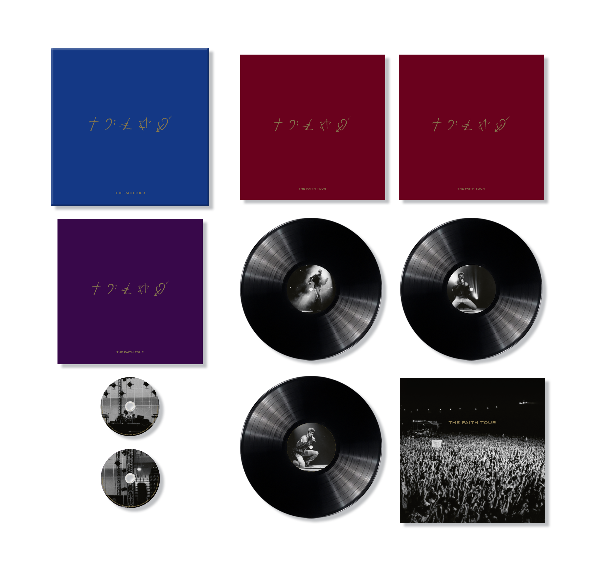 GEORGE MICHAEL: THE FAITH TOUR THE LIVE ALBUM | 3LP, 2CD Deluxe Box Set
