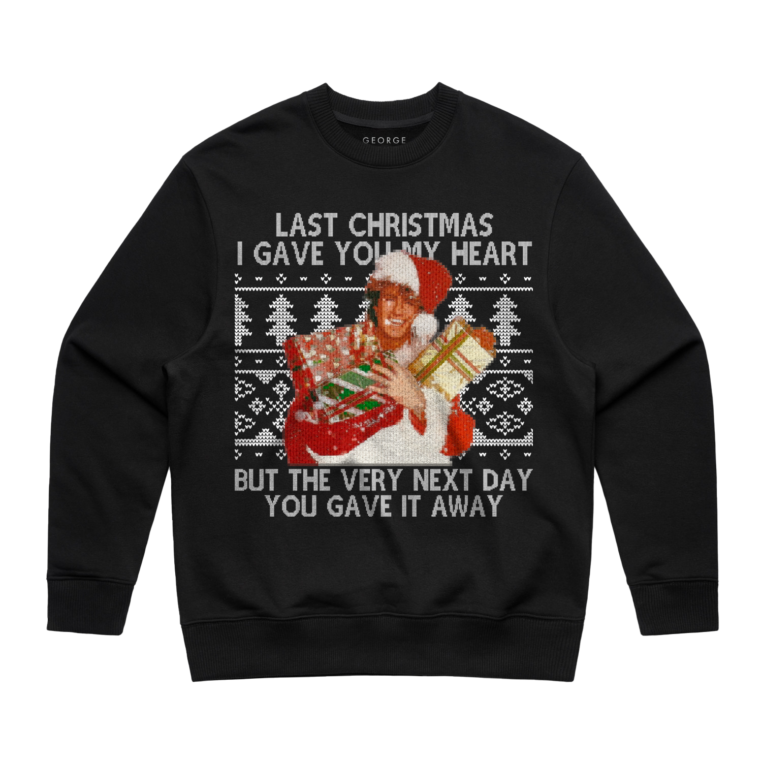 George Michael Last Christmas Black Sweatshirt