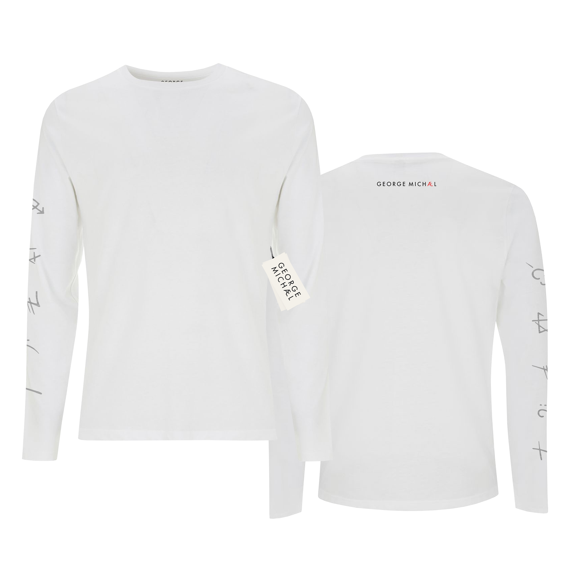 Faith Silver Symbols Longsleeve (White)