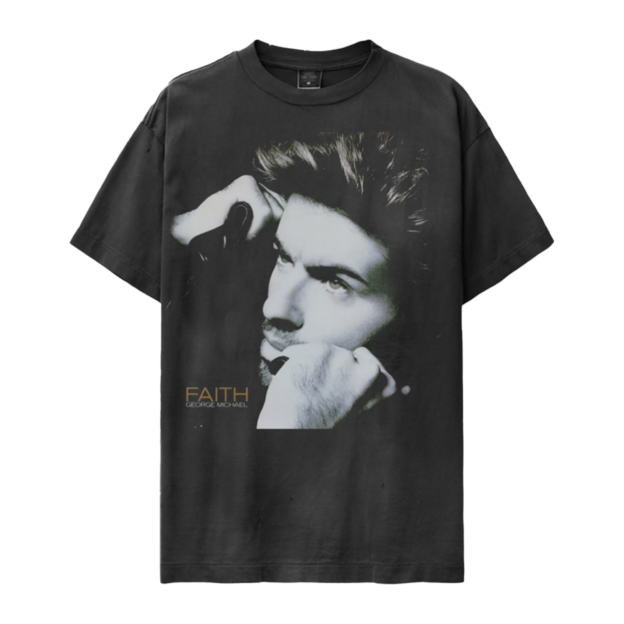 Faith Faded Photo Tee (Black)
