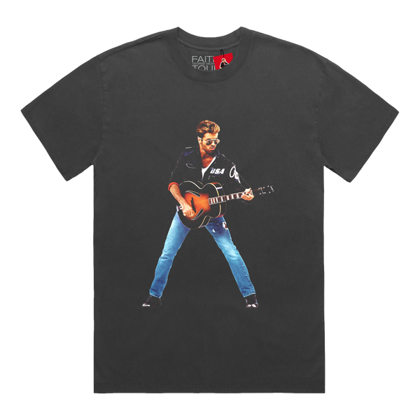 E MICHAEL THE FAITH TOUR Tシャツ　XXL GM---Guitar-Faith-Tour-CharcT-