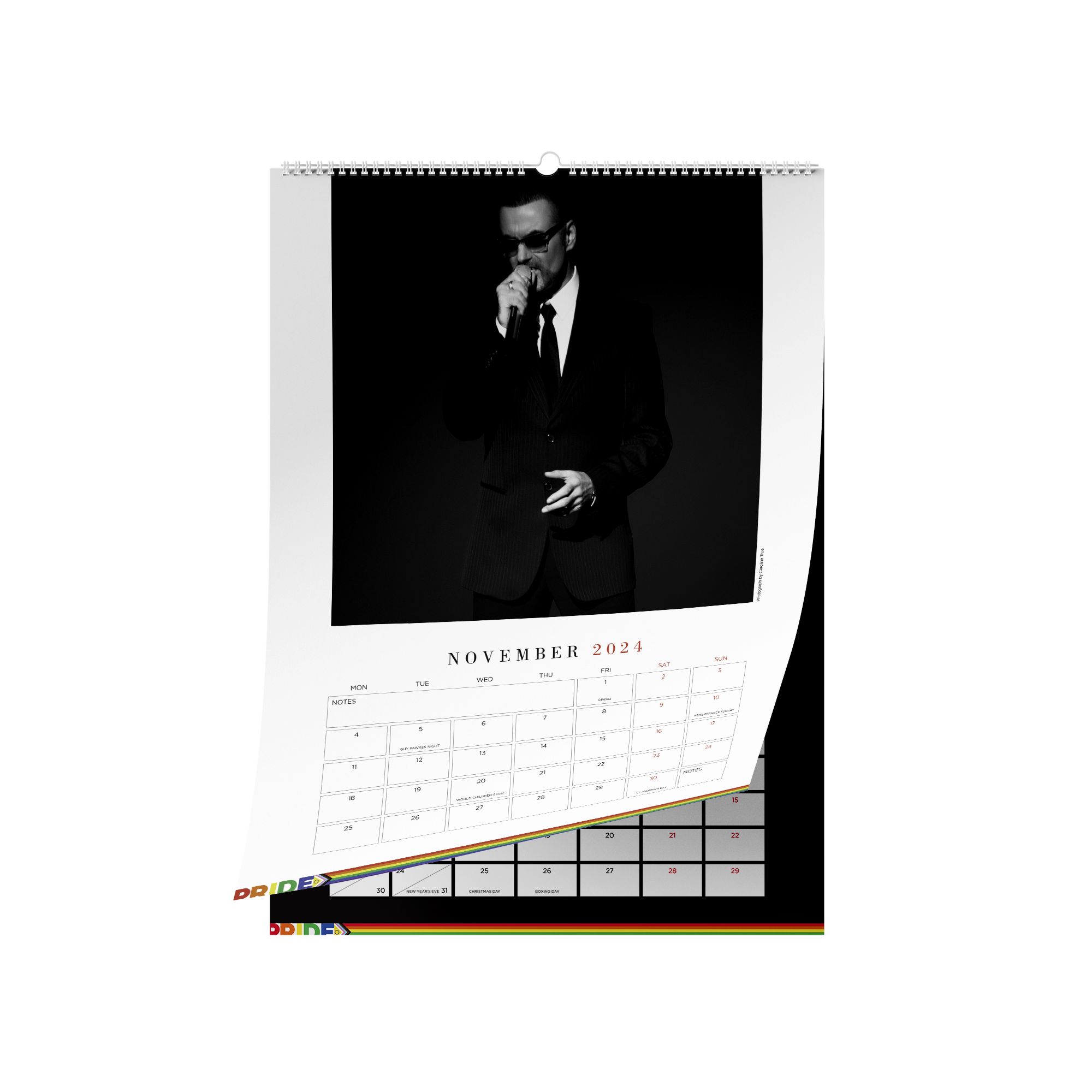 George Michael 2024 A3 Calendar   Calendar2024 2 