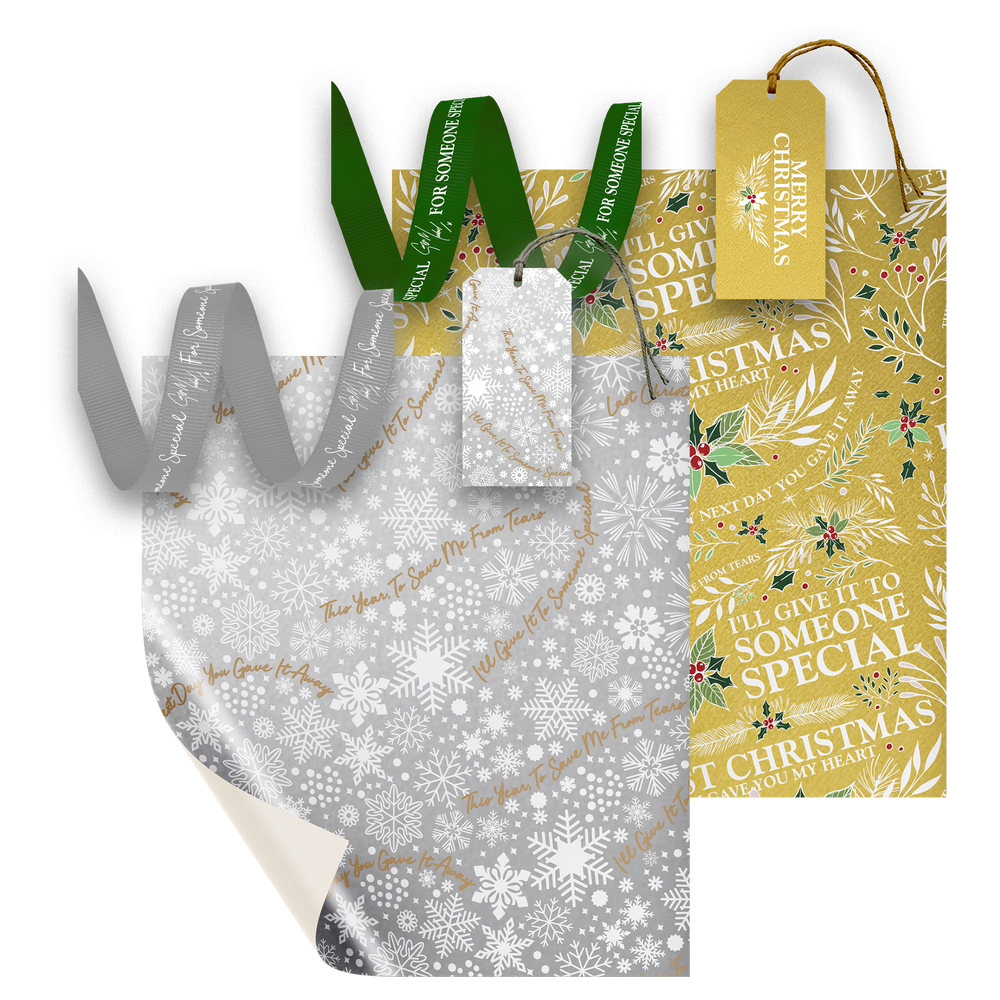 George Michael Christmas Gift Wrap Set